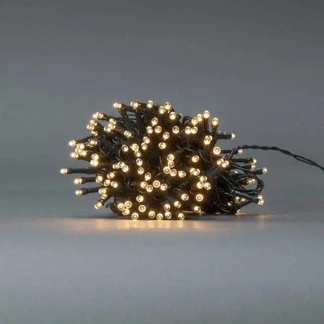 Nedis Julebelysning | Streng | 192 LED's | Varm Hvit | 14.40 m | Lyseffekter: 7 | Innendørs eller utendørs