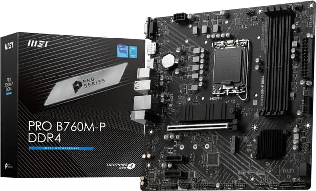 MSI PRO B760M-P DDR4 hovedkort