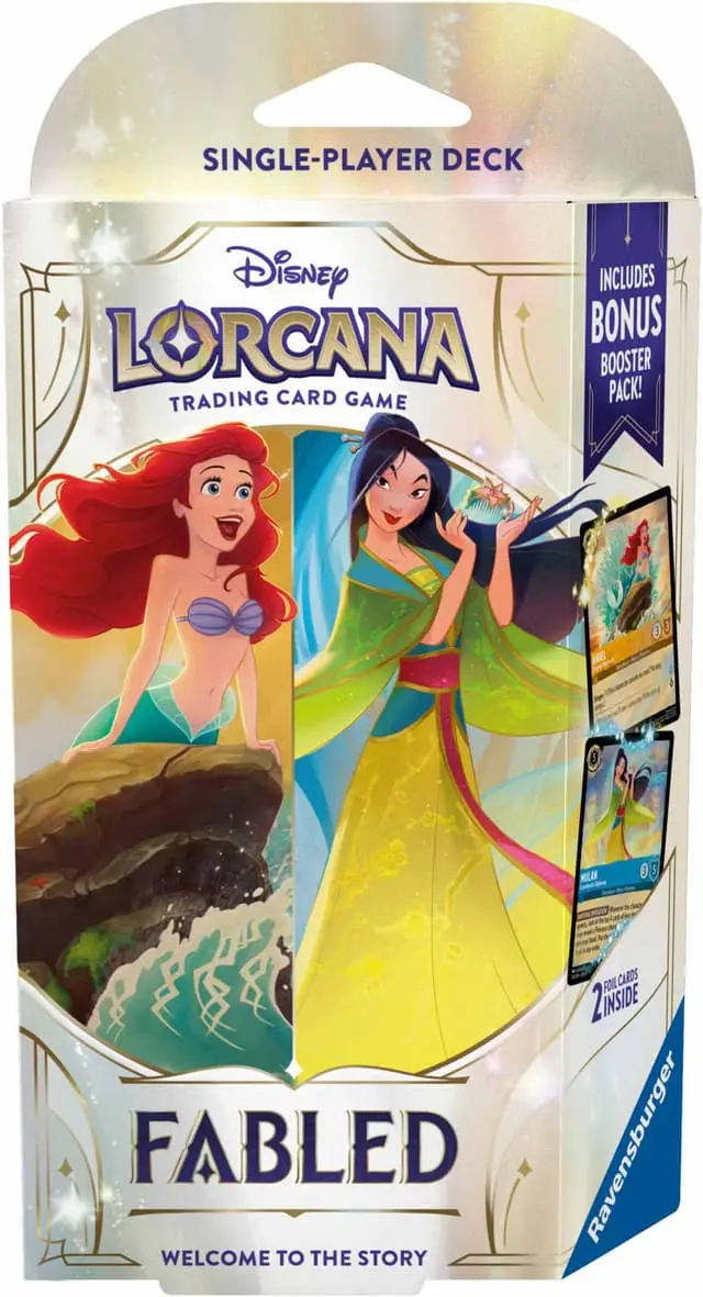 Disney Lorcana samlekortspill (Arial & Mulan)