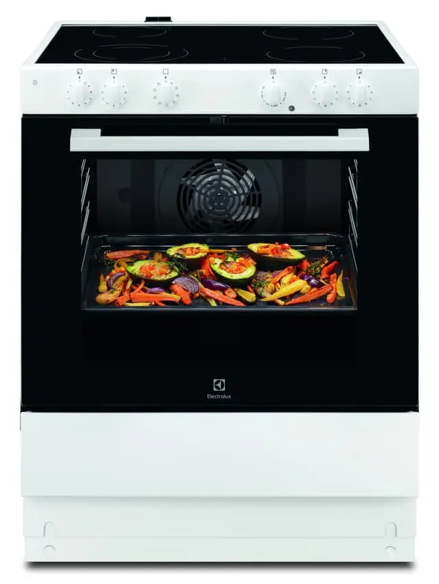 Electrolux komfyr keramisk LKC74000NW (69.6cm)