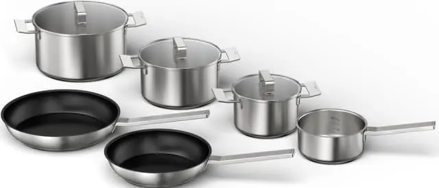 Bosch kasserolle- og stekepannesett Pro Induction HEZ9SE060 (6 deler)