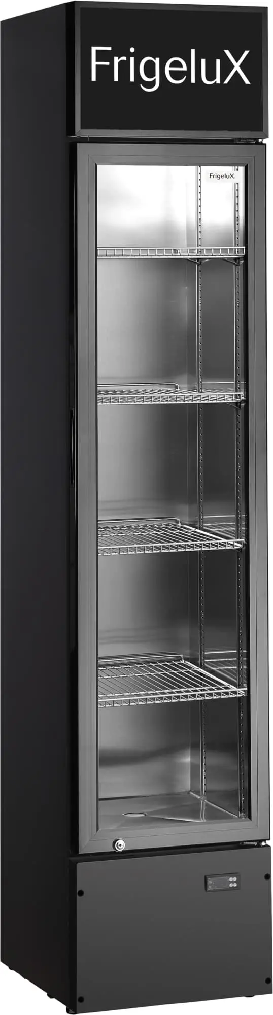 FrigeluX Displaykjøleskap CF120TOPN (svart)