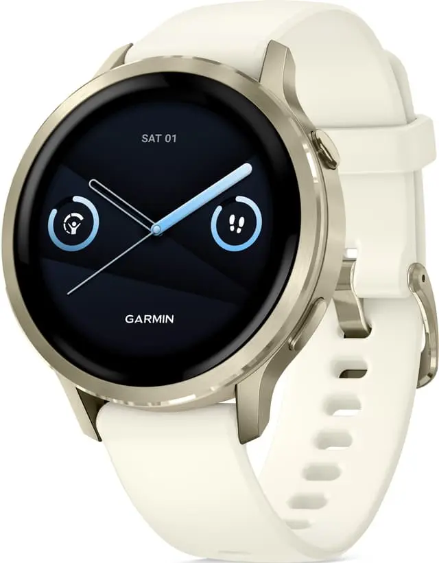 Garmin Venu 4 41mm smartklokke (lunar gold/bone)