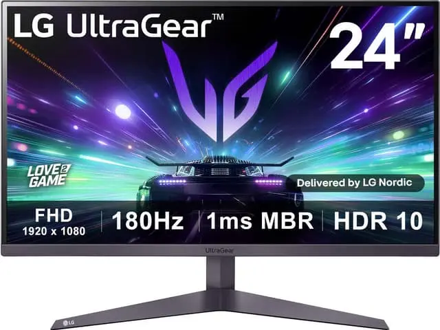 LG UltraGear 24GS50F 23,8" gamingskjerm