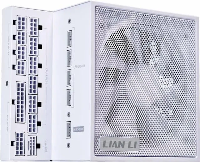 Lian Li Edge 1300W strømforsyningsenhet (hvit)