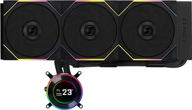 Lian Li HydroShift II OLED Curved 360TL - CPU Vannkjøling - Max 33 dBA