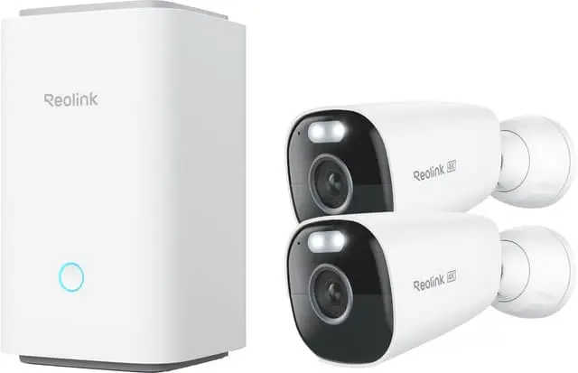 Reolink Argus Eco 4K trådløst utendørs sikkrehetskamera (2-pakning)
