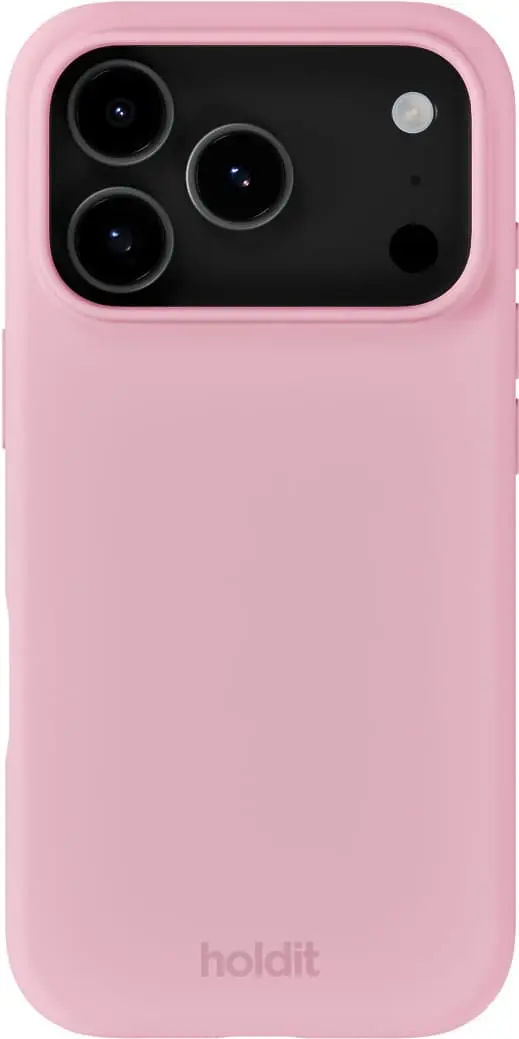 HOLDIT iPhone 17 Pro silikondeksel (rosa)