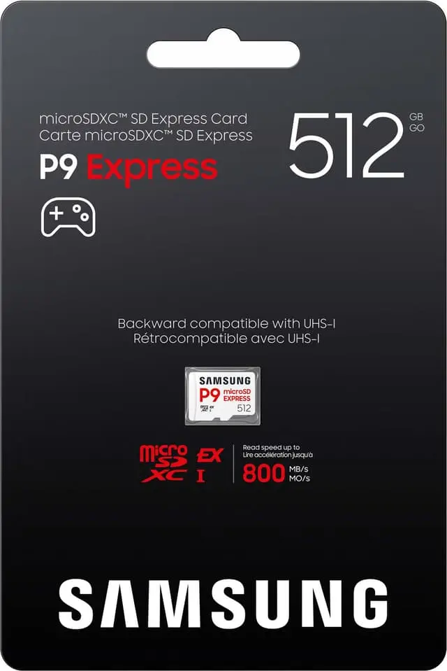 Samsung P9 microSD Express kort 512 GB - Switch 2