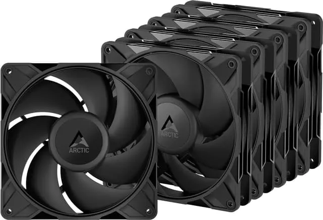 Arctic P14 Pro PST vifte (5-pakning, sort)