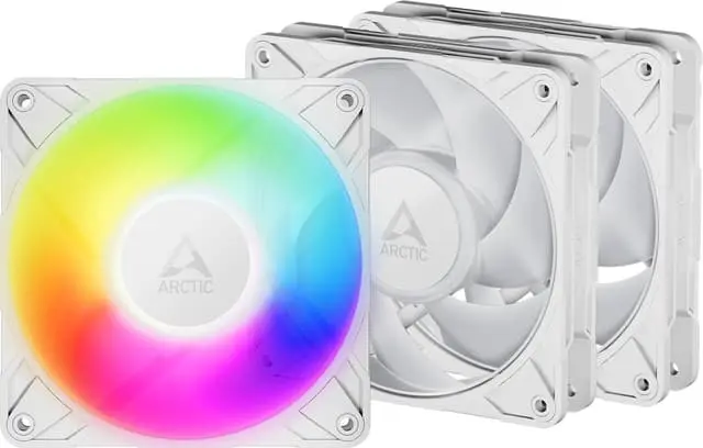 Arctic P12 Pro ARGB vifte (3-pakning, hvit)