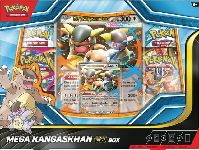 Pokemon TCG EX Mega Kangaskhan collector box