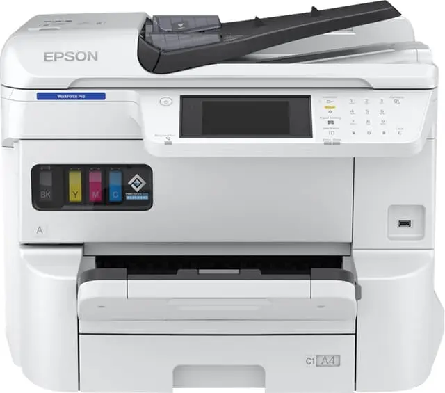 Epson WorkForce Pro EM-C7100DWF multifunksjonsskriver C11CL35401 (hvit