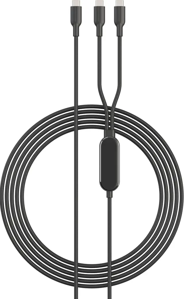 Sandstrom 140W 2in1 USB-C kabel (2m)