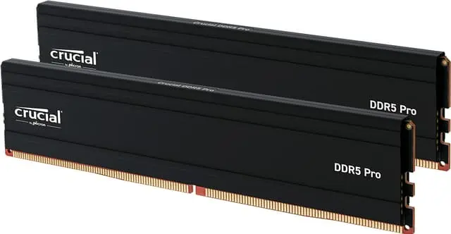 Crucial Pro 96GB DDR5-UDIMM RAM 5600 MT/s CL46