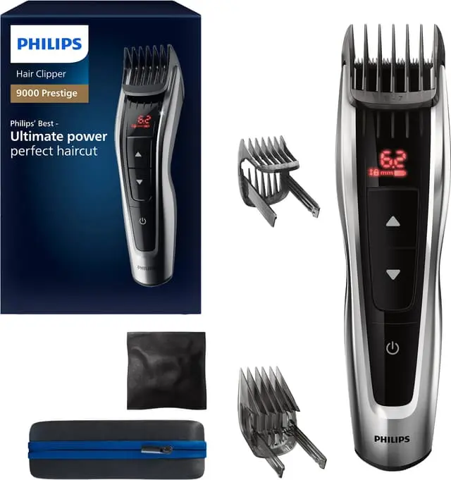 Philips Series 9000 hårklipper HC942015 (sølv/sort)