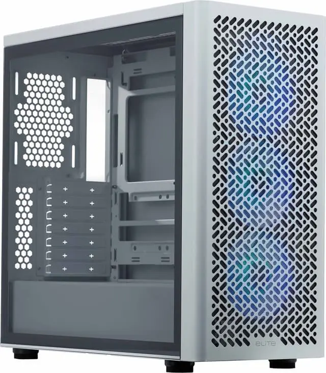 Cooler Master Elite 502 PC-kabinett (hvit)