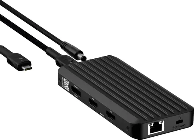 Unisynk 10-port USB-C dokkingstasjon V3 (sort)