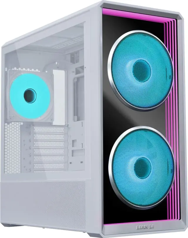 Lian Lancool 217 Infinity PC-kabinett (hvit)