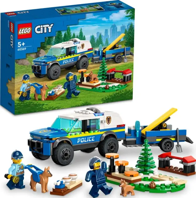 LEGO City Mobilt treningssett for politihunder 60369