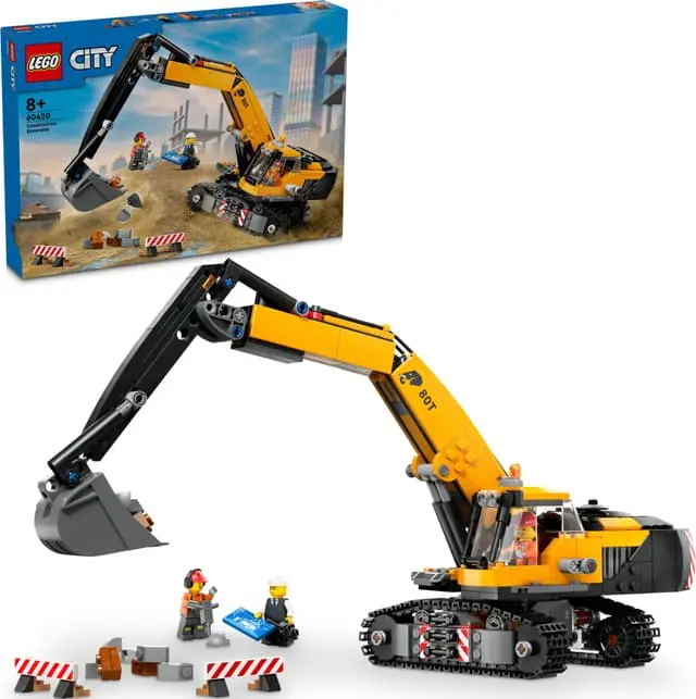 LEGO City Gul gravemaskin 60420