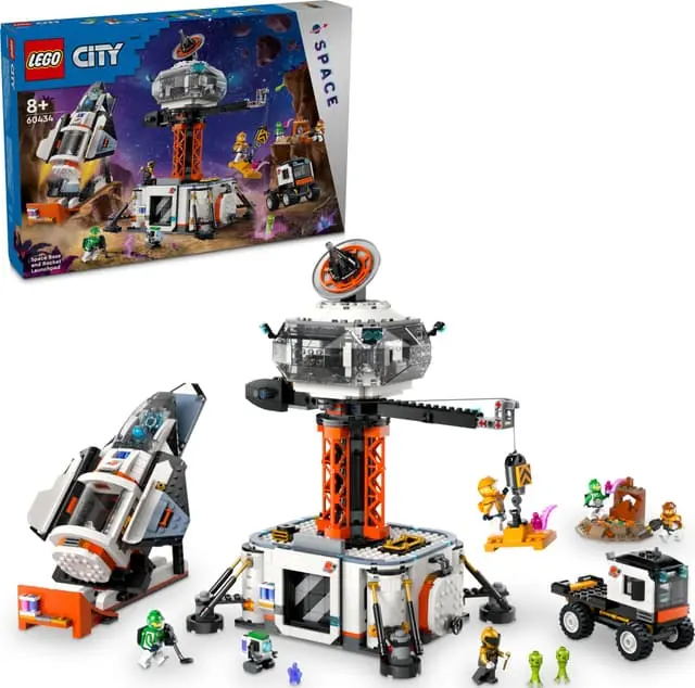 LEGO City Rombase og utskytningsrampe for rakett 60434