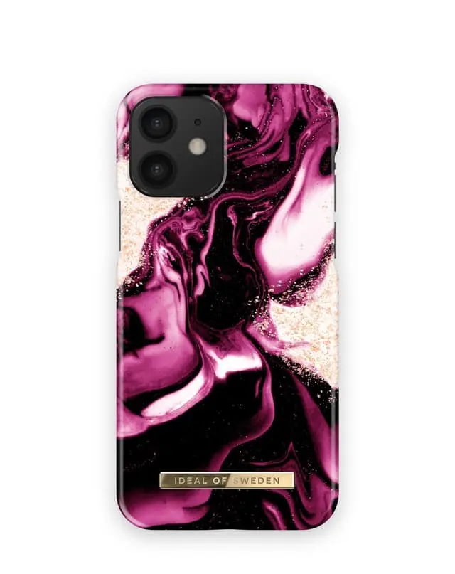 Fashion Case iPhone 12/12P Golden Ruby