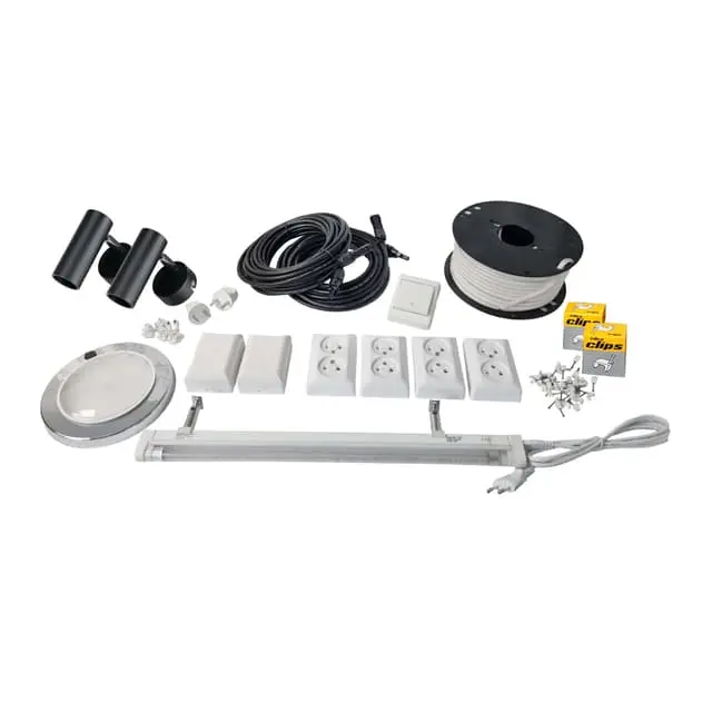 Tilbehørspakke solcelleanlegg 12 volt