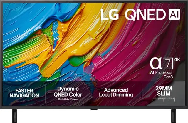 LG 43" QNED 80 4K TV (2025)
