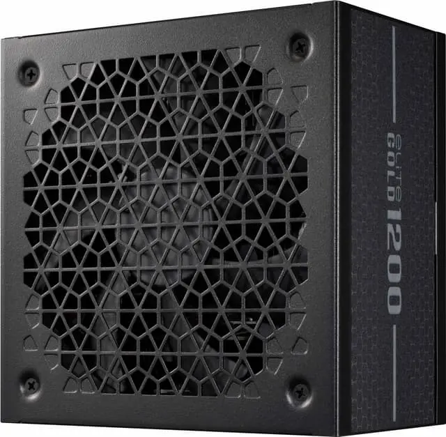 Cooler Master Elite Gold FM 1200W strømforsyningsenhet (sort)