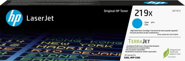 HP 219X High Yield Original LaserJet tonerpatron (Cyan)