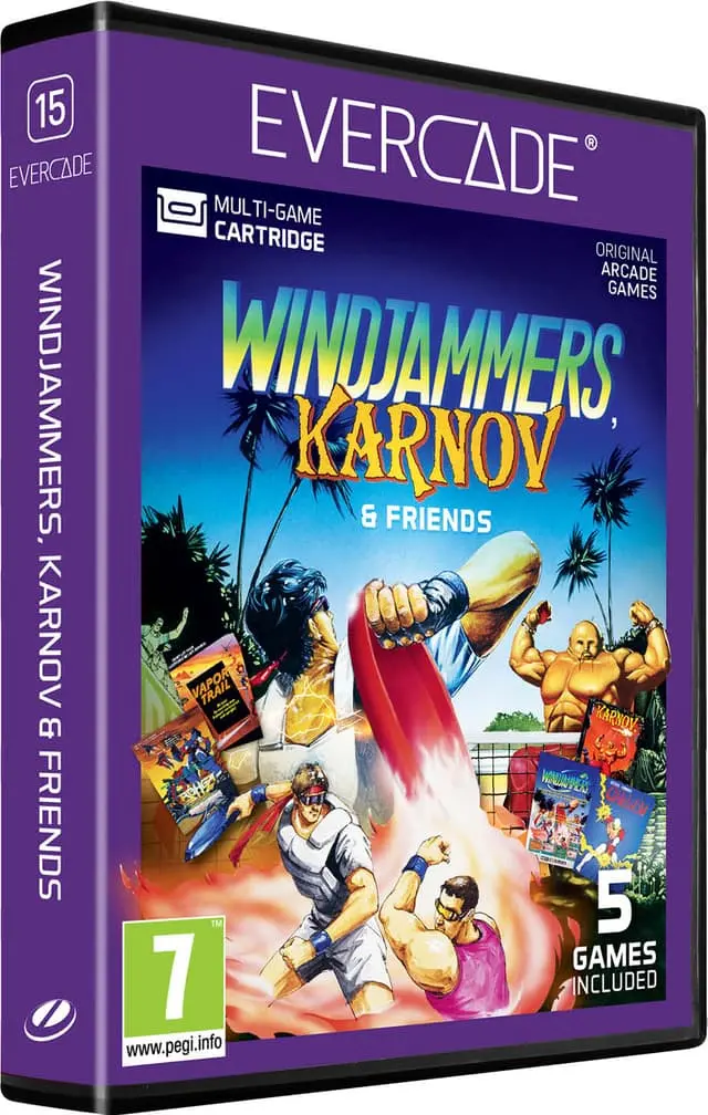 Windjammers, Karnov & Friends (Evercade)