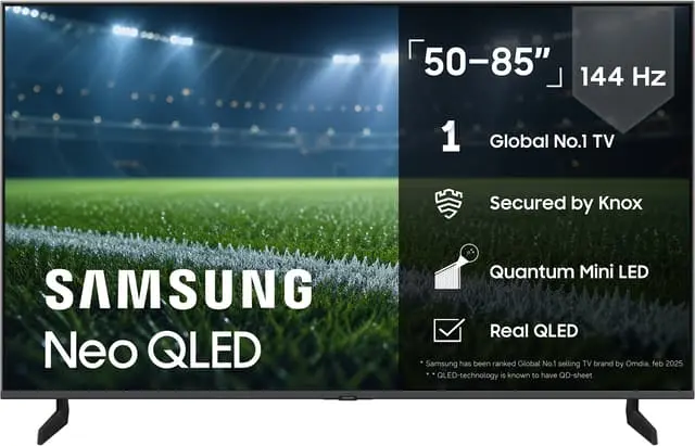 Samsung 50" QN80F Neo QLED 4K MiniLED Smart TV (2025)