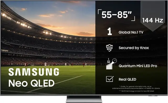 Samsung 75" QN85F Neo QLED 4K MiniLED Smart TV (2025)