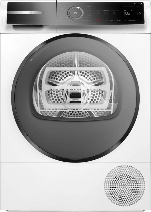 Bosch Serie 8 tørketrommel WQB246DLSN (9kg) hvit