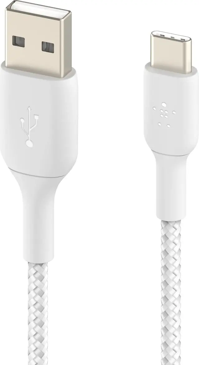 Belkin BoostCharge USB-A til USB-C kabel 1m (hvit)