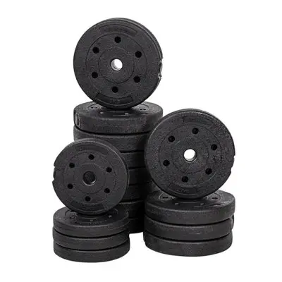 Skivestang og manualsett 40 kg