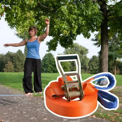 Slackline ergo 15 meter.