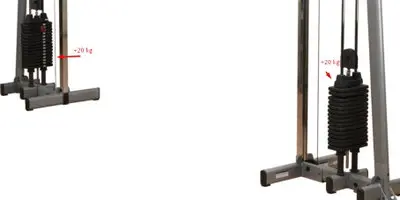 Ekstra vektmagasin Body Solid GDCC-250