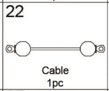 Cable for Flextower 1.0 (300305)