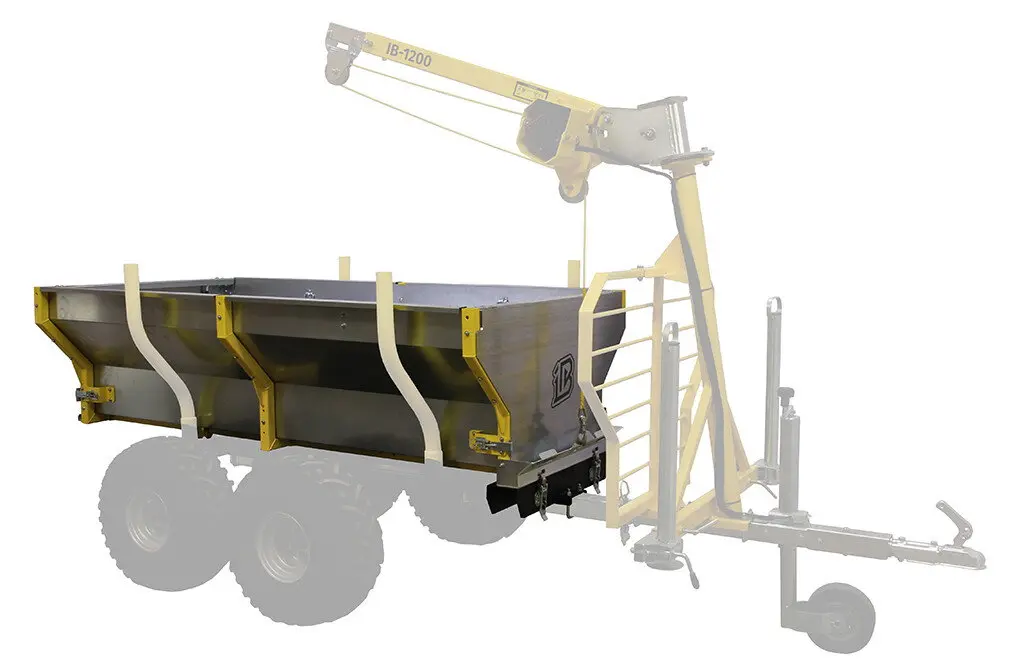Lastekasse for ATV-skogstilhenger, IB1200
