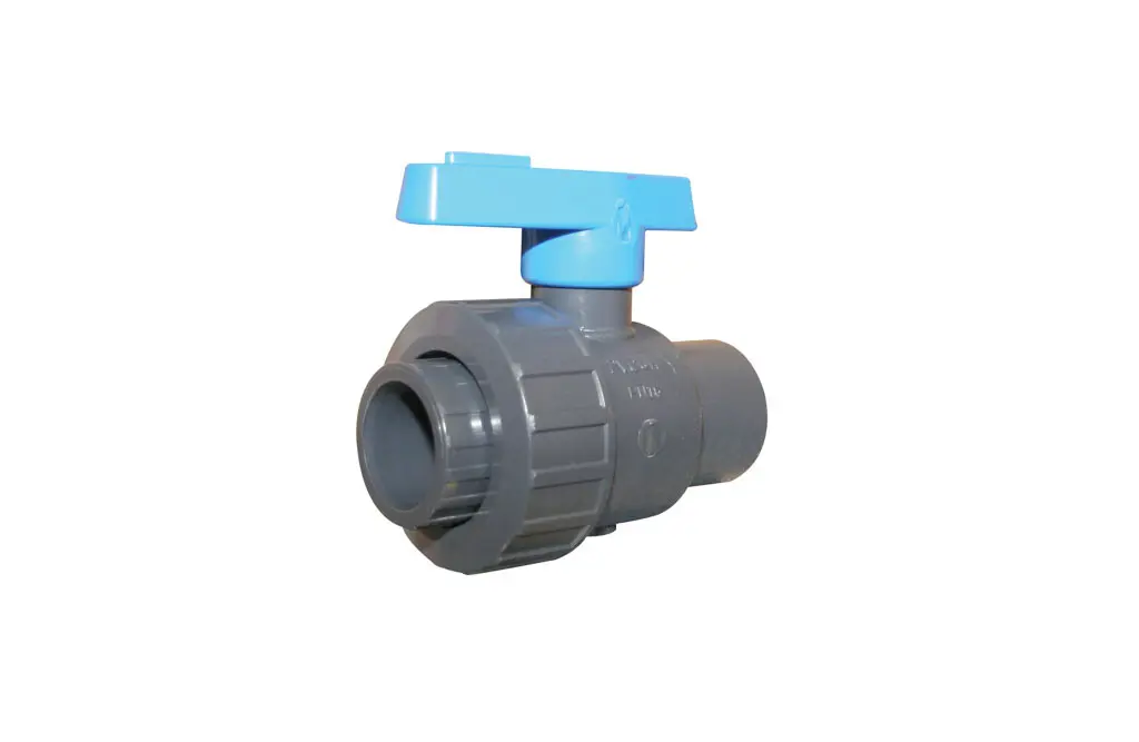 PVC-kulekran m/enkel union