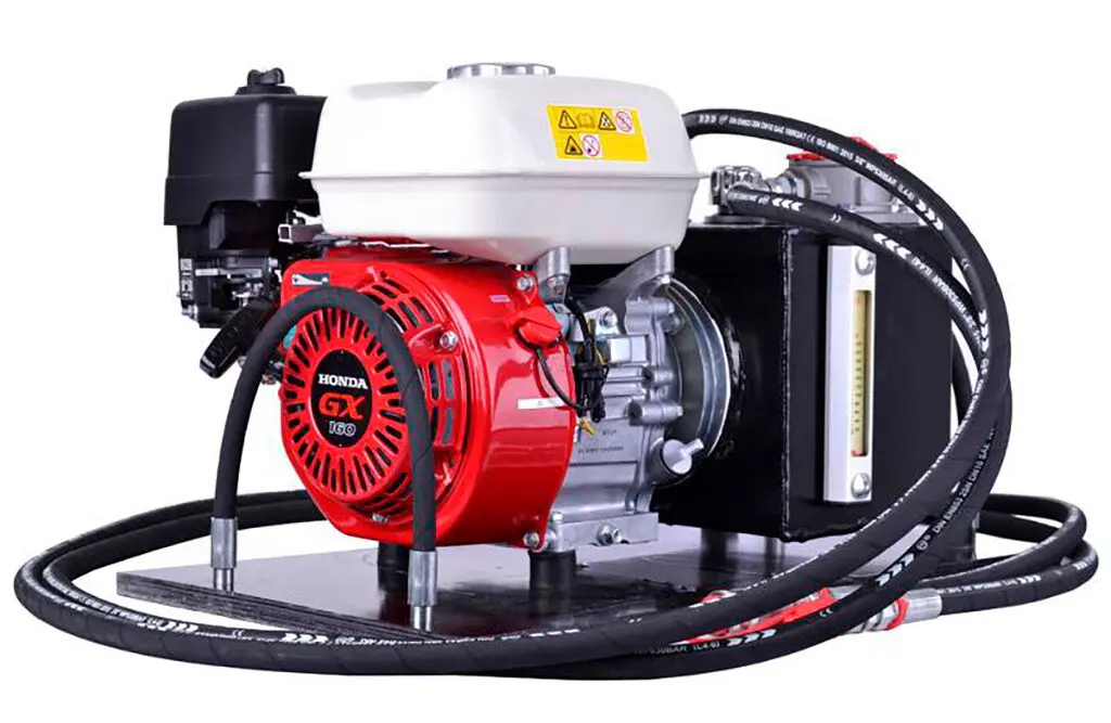 Hydraulikkaggregat med Honda-motor