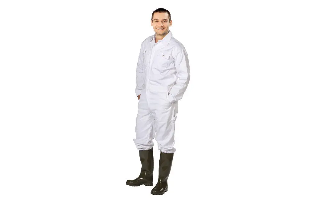 Kjeledress, hvit - str 104