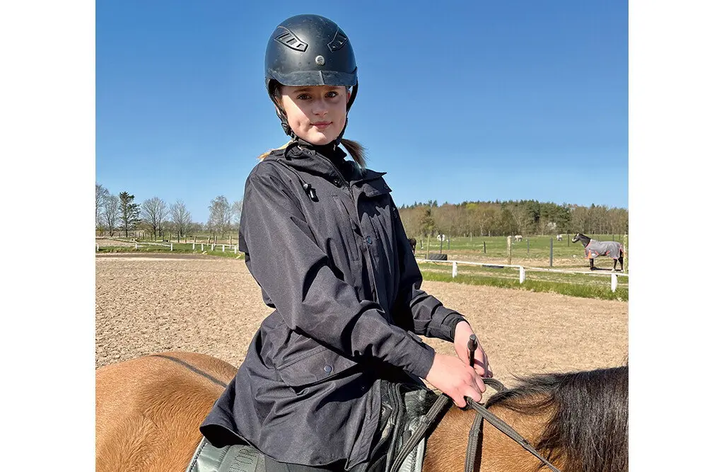 Ride regnjakke, størrelse S