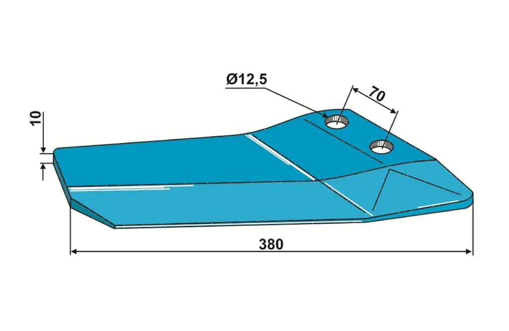 Lemken Smaragd vinge, højre