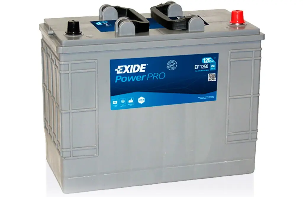 Traktorbatteri, 12 V 125 Ah