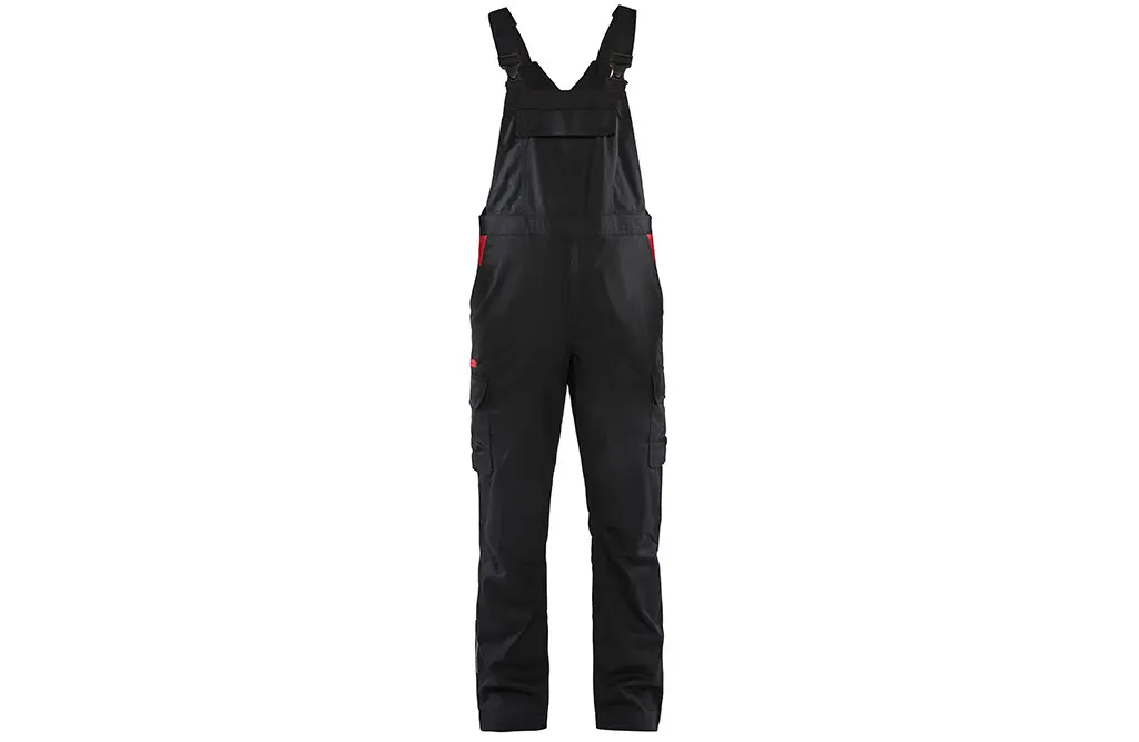 Blåkläder kjeledress med stretch, industriell, svart-rød - XS