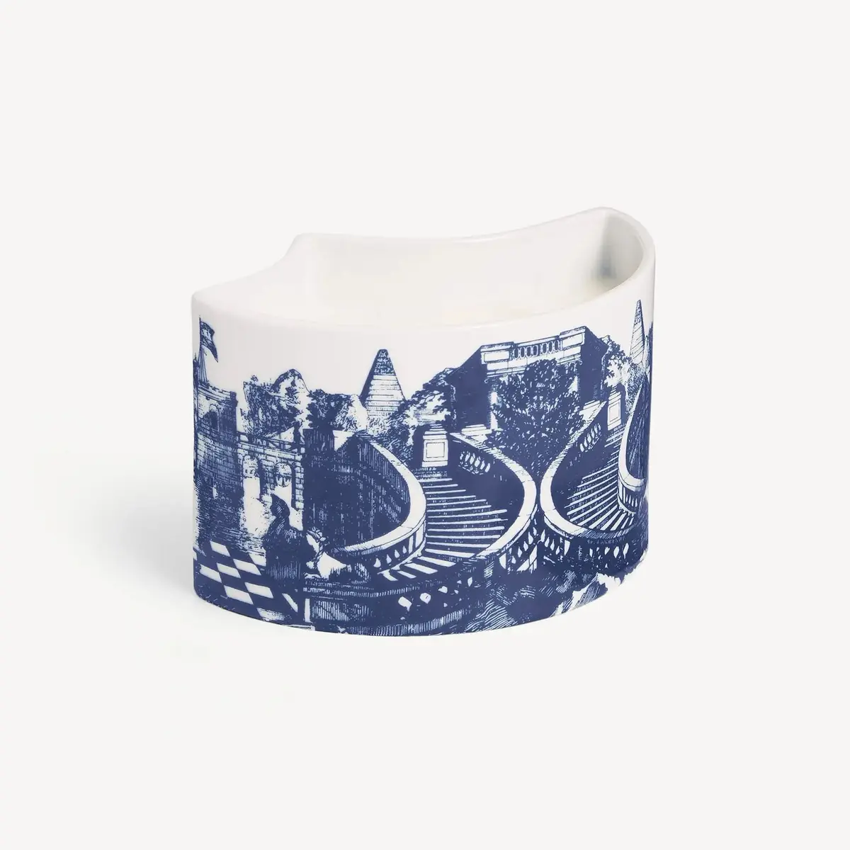 Fornasetti NEL MENTRE Candela Vaso Settecento 530gr — Candela