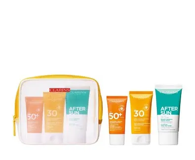 Clarins Set da viaggio Set regalo protezione solare — Set sole